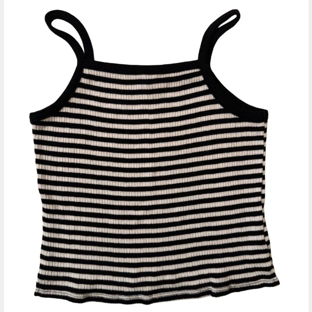 Old Navy Girls  Black and White Striped Camisole